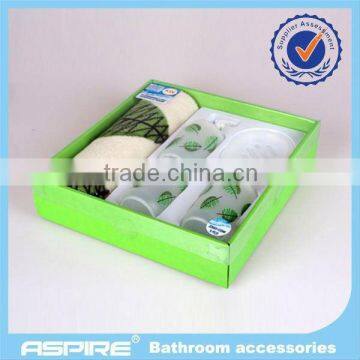 functional 5pcs PS bathroom accessories