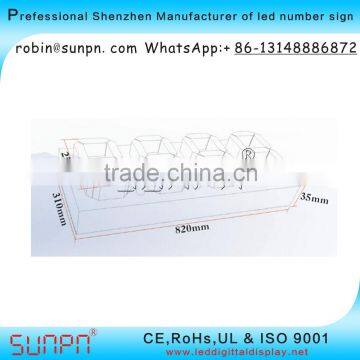 Thailand Led Gas Price Sign Changer 8.8.8.8 10 Inch R/G/Y/W Color photo-2
