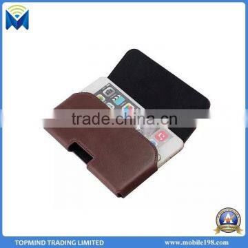 Two Size Belt Bag Leather Case for iPhone 6 6 Plus, Waist Bag Wallet Phone Case