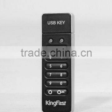 KingFast Security USB Flash Drive 16GB AES-256 Hardware Encryption Advanced Self-destroying Intelligent & Self-locking Function