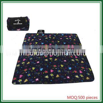 Wholesale Portable Folding 160gsm Fleece +PEVA Mat for Picnic