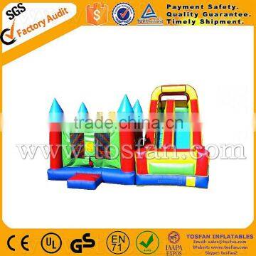 giant inflatable combo,jumping castle,big slide for children A3027