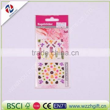 New arrived wholesale elegant fancy customized craft ecofriendly quality bueaty temporary nail decal