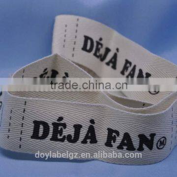 Canvas printed label