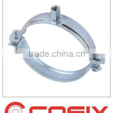 pipe clamp without rubber inlay