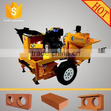 smart interlocking brick making machinery M7MI interlocking molding soil block machine