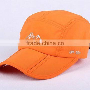 100% Polyester Dry Fit Embroidery Foldable Sun Hats photo-2
