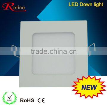 Ultra slim 6W 18W LED ceiling recessed square led panel light