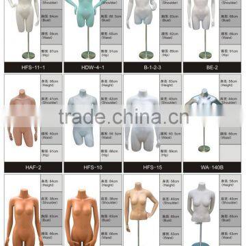 Fashion display custom luxury brand light male mannequins torso