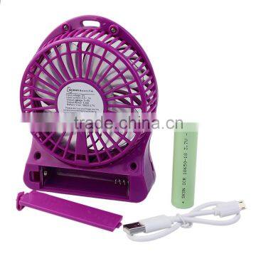 2016 Hot-Sale high performance DC 5V portable mini fan ,wholesale rechargeable usb fan