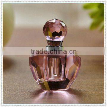 Wholesale Wine Red Crystal Empty Perfume Bottle For Takeaway Gifts