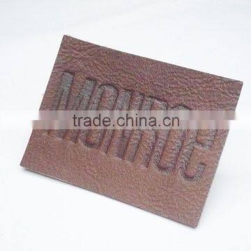 Fashion garment jeans leather patch labels