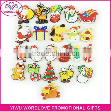 Cheap Wholesale Christmas Rubber 3d Soft PVC Giveaway Fridge Magnet