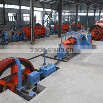 Laying up cable making machine