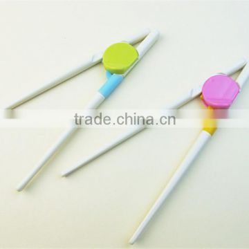 Children Learning Washable Disposable Silicone Chopsticks With Silicone Helper