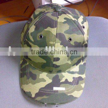 Camouflage LED hunting caps LED light