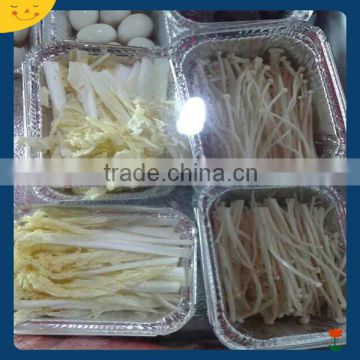 Disposable Food Packing Aluminum foil container manufacture