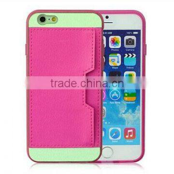 Custom Logo Wallet Cell Phone Case Cover For iPhone6