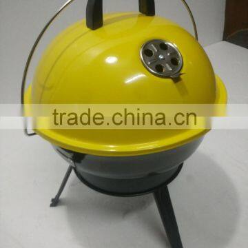 14" tabletop 3 legs portable bbq grill