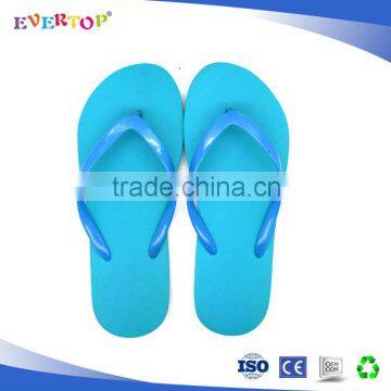 Cheap Price Slim Metallic Blue Basic Flip Flops $1 Dollar Slippers