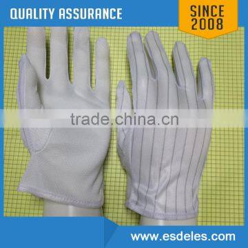 ELES wholesale cleanroom antistatic fabric gloves