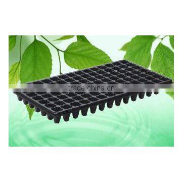 Planting Seedling 32 50 72 105 128 holes seed trays PVC black plastic seeding tray