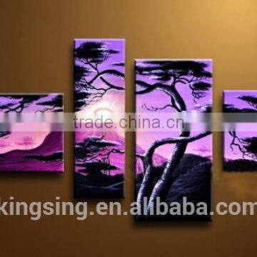 Group Modern landscape oil painting on canvas 17087