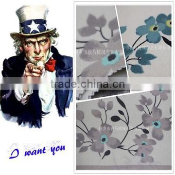 100% polyester cotton small check pattern China print flocking printed turkish Textiles cushion covers