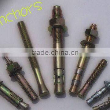 zhejiang fasteners manufacturer/carbon steel m12 wedge anchor