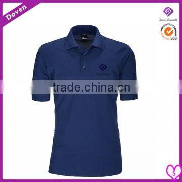 High quality cotton spandex pique polo shirt