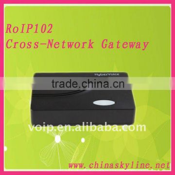 RoIP 102,sip server,Cross-network gateway/sip voip gateway