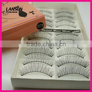 2013 popular natural long false eyelash handmade tired 217#