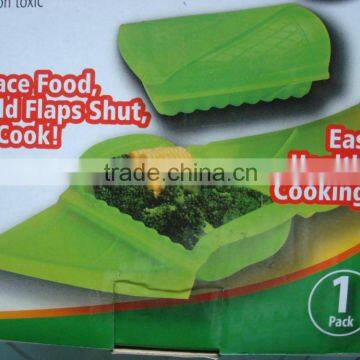 silicone steamer bag