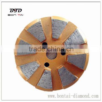 3" Metal Bond Hook and Loop Fastener Backed Grinding Pad for Polishing Concrete Floor photo-6