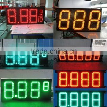 cars trucks gas station led price sign CE FCC Outdoor High brightness LED Gas station Price Sign