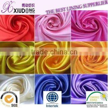 50*75 Satin lining fabric/plaid satin fabric/soft satin fabric