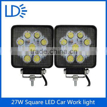 High power led front light 27w auto led work light lamp
