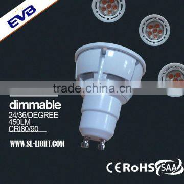 2015 NEW 6W 450LM SMD3030 PF>0.9 GU10 LED Spot light