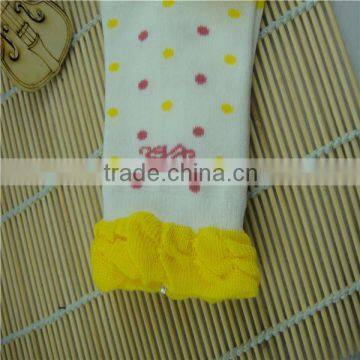 Hot Sale Girls Cotten Socks Factory Custom White Color , Red and Yellow Drop Style Colorful photo-2