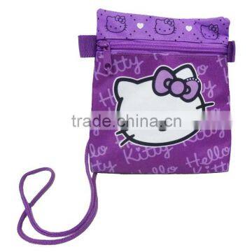 Purple girl sling bag children sling bag