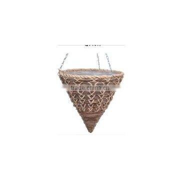 growers series rattan flowerpot home& garden hanging basket cheaper basket rattan planter hanger
