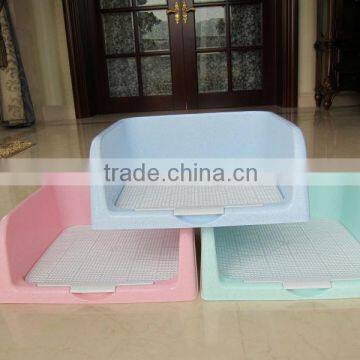 plastic dog toilet with grid
