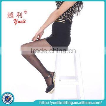 2015 new arrival sheer seamless pantyhose reinforced toe pantyhose black tube pantyhose