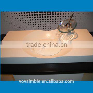 Chinese hot selling solid surface wash basin designs for small bathrooms