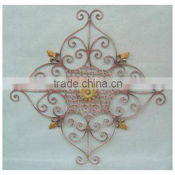 handicrafts scroll design metal wall decor fleur de lis ornamental iron window grills