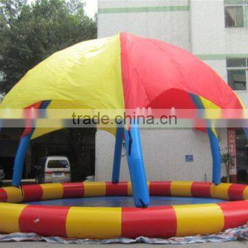 Hola summer inflatable pool with tent/inflatable swimming pool/inflatable pool toys