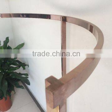 Stainless Steel Clothes Shop Product Display Stands Metal Display photo-2