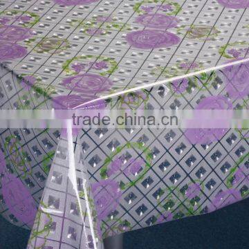 3D Embossed Printed PVC Tablecloth Table Cover photo-6