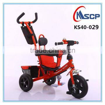 lovely style baby bicycle 3 wheel baby tricycle/Pushing kids tricycles with comfortable seater bicycle/ Kids Trike 3 wheel car