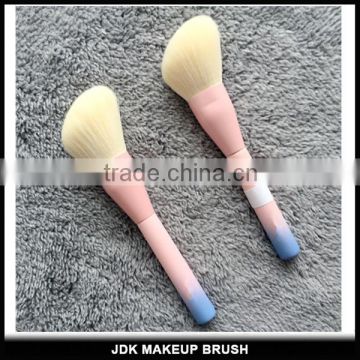 High end cosmetics wholesale Angled Blush Brush,White Hair makeup tool kit